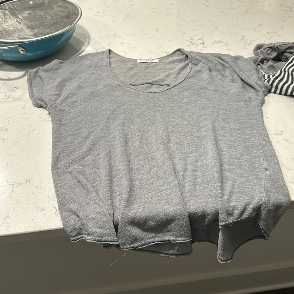 Gray top